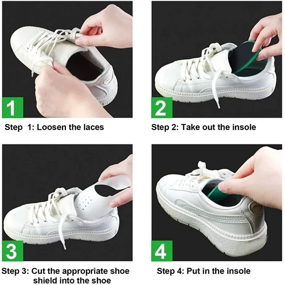 4Pcs Shoe Toe Cap Crease Protector For Sneaker Maintenance 5