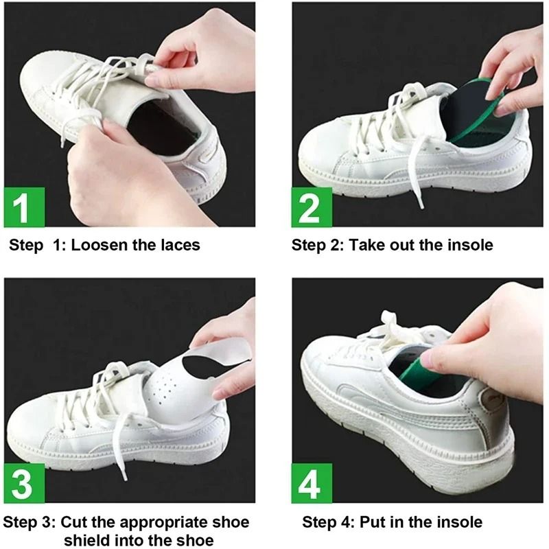4Pcs Shoe Toe Cap Crease Protector For Sneaker Maintenance 5