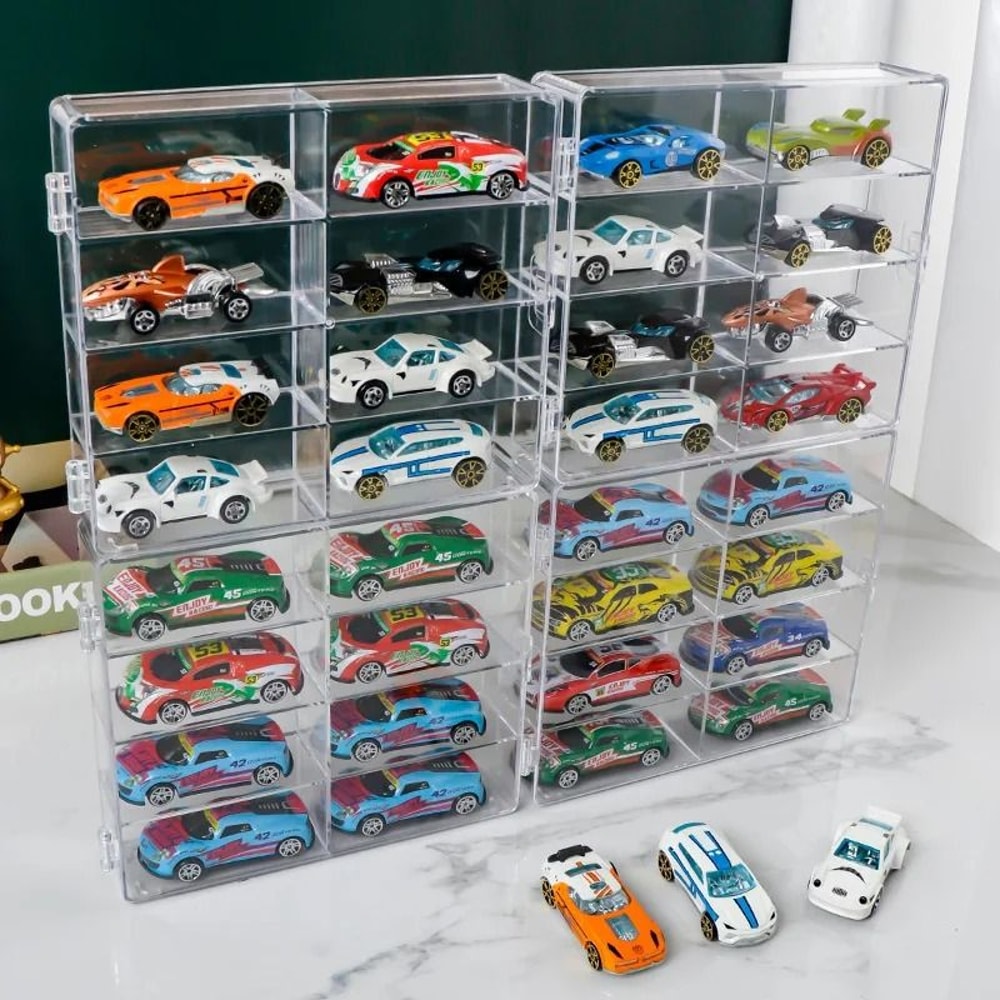 Transparent DustProof Car Model Storage And Display Rack 1