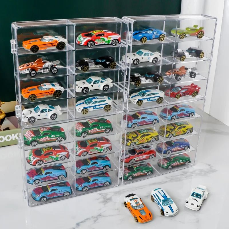 Transparent DustProof Car Model Storage And Display Rack 1