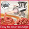 Heavy Duty Hand Operated Manual Kitchen Meat Mincer And Sausage Filler 0