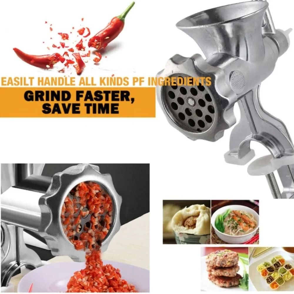 Heavy Duty Hand Operated Manual Kitchen Meat Mincer And Sausage Filler 2