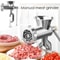 Heavy Duty Hand Operated Manual Kitchen Meat Mincer And Sausage Filler 3
