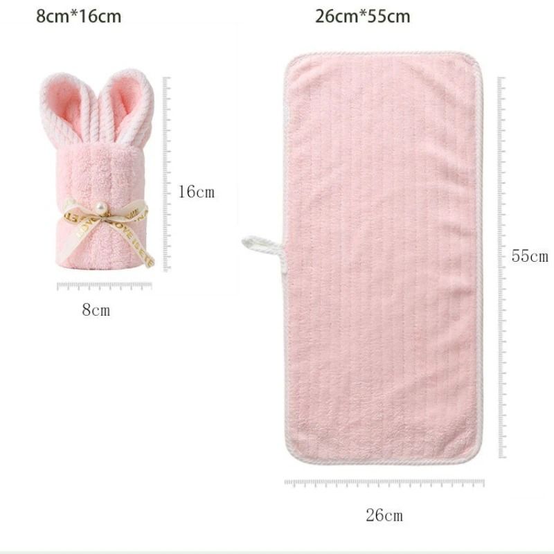 10pcs5sets Bunny Shaped Towel And Gift Bag Set 3