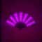 Glow Folding LED Fan For Festivals And Night Shows 7