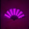 Glow Folding LED Fan For Festivals And Night Shows 7