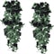 2Pcs Artificial Black Rose Vine Hanging Decorations 0