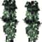 2Pcs Artificial Black Rose Vine Hanging Decorations 4