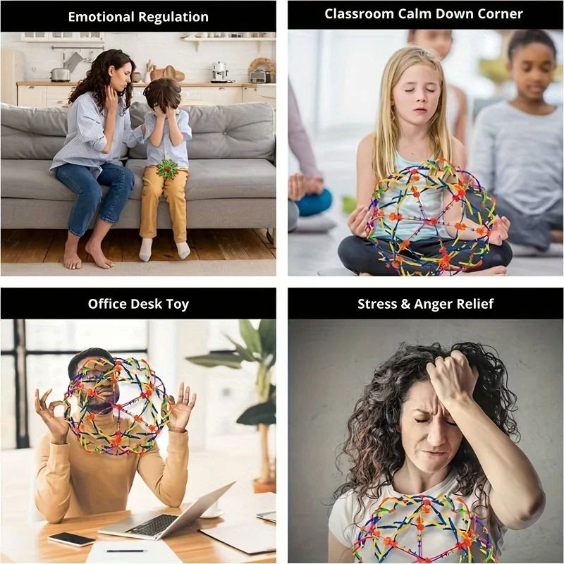 Large Expandable Breath Ball For Relaxation And Stress Relief 5