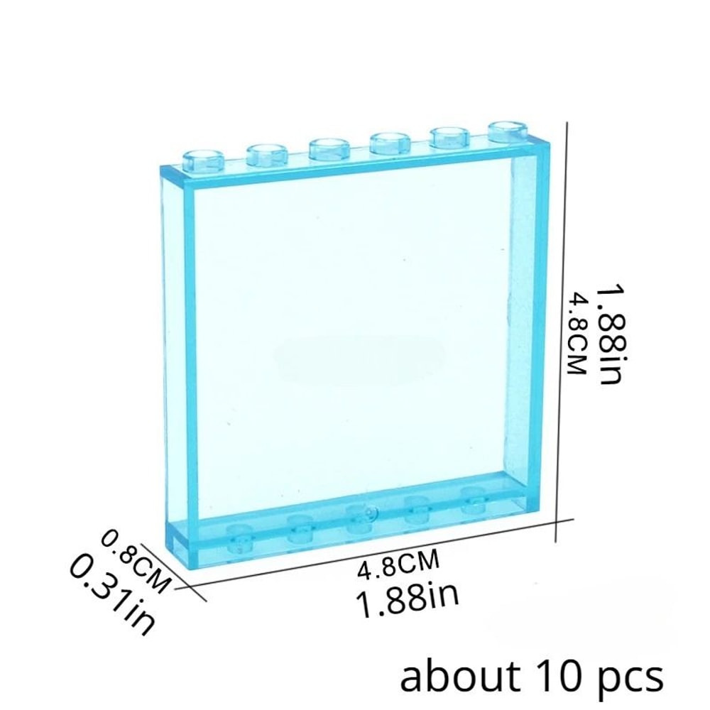 1x6x5 Window Glass House Wall Elements 3