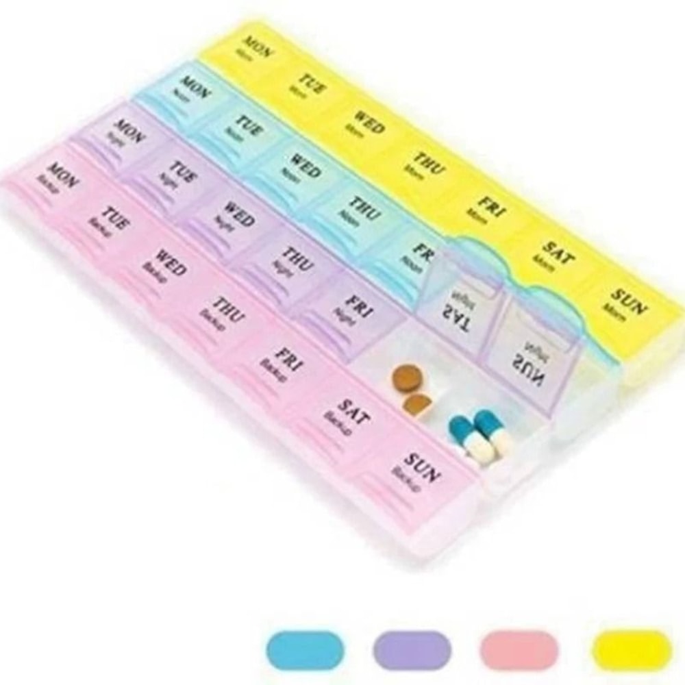 28Grid Portable Household Medicine Health Box 2