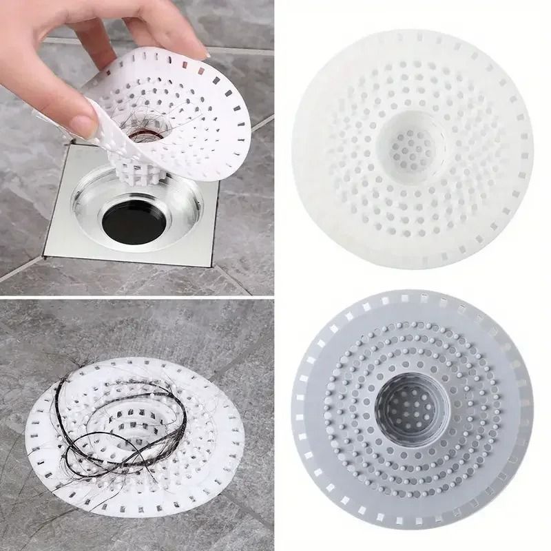Silicone Shower Drain Hair Catcher And Sink Strainer 4