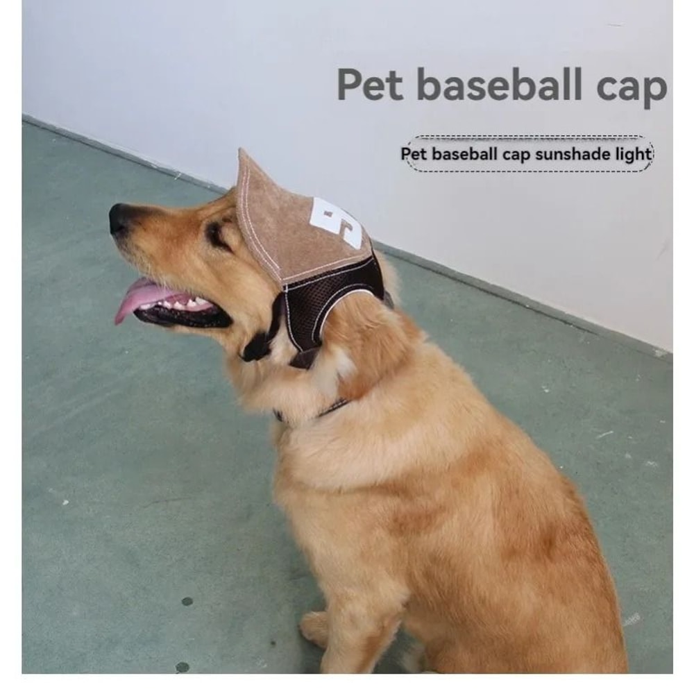 Adjustable Pet Outdoor Sun Visor Mesh Baseball Cap 3
