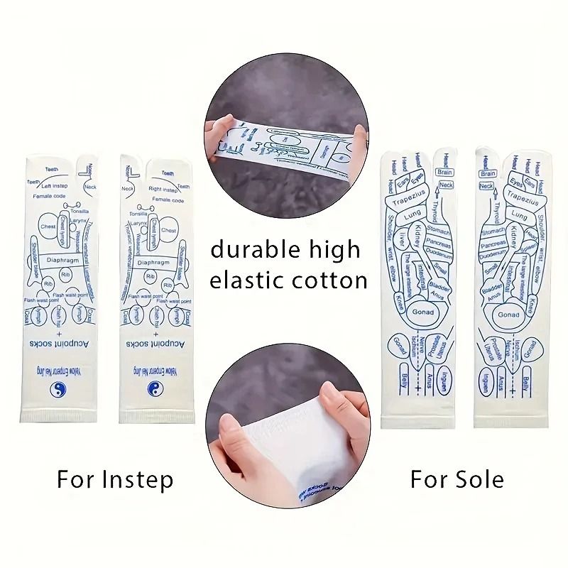 Multifunctional Finger Compression Socks Foot Massage Set 4