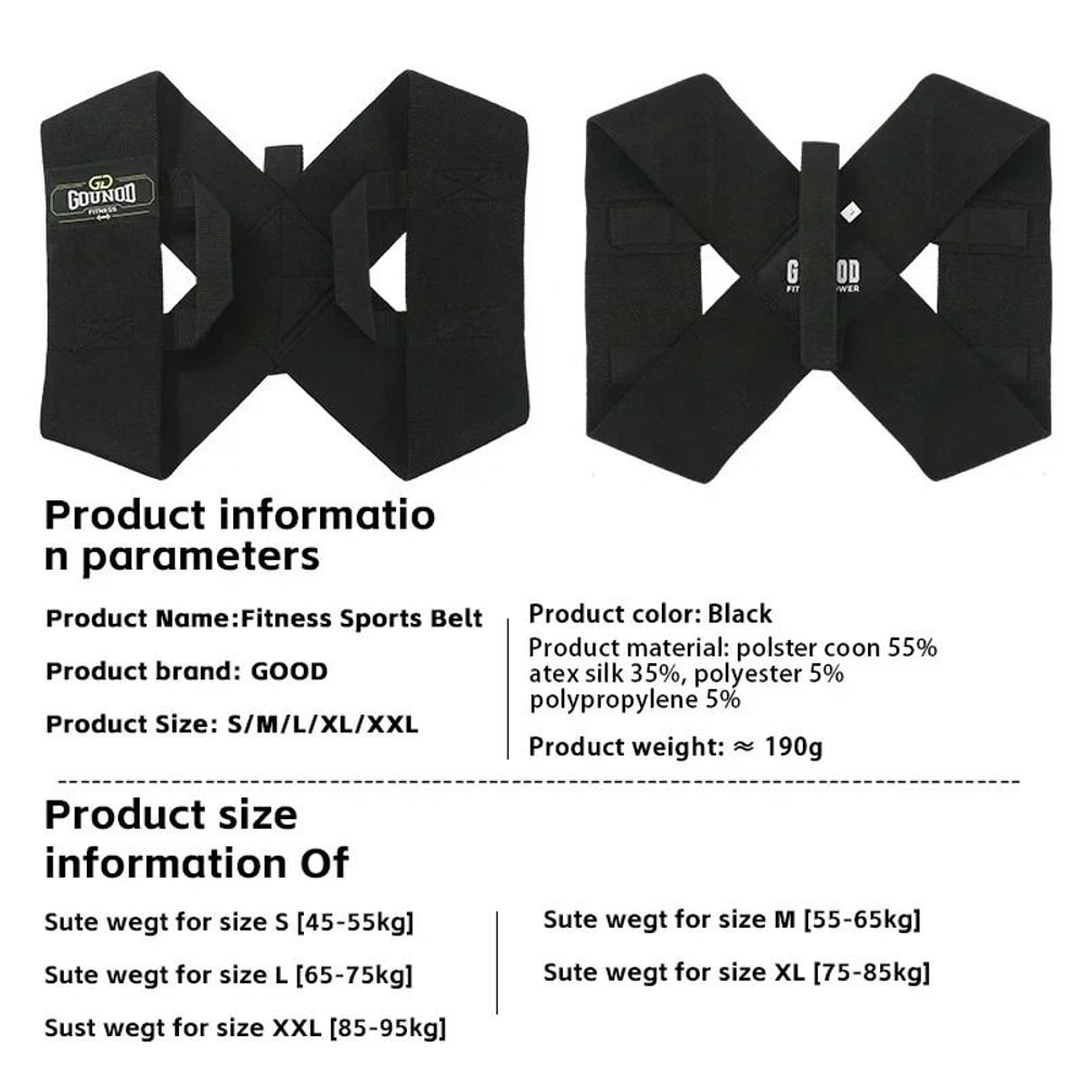 Adjustable Posture Correction Orthopedic Back Support Belt 1