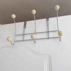 household wrought iron over-the-door storage hook