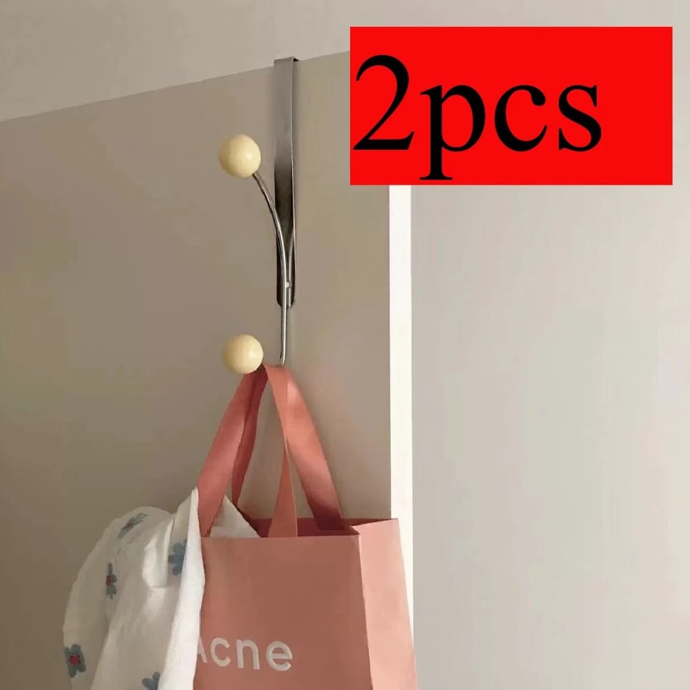 Household Wrought Iron OvertheDoor Storage Hook 7