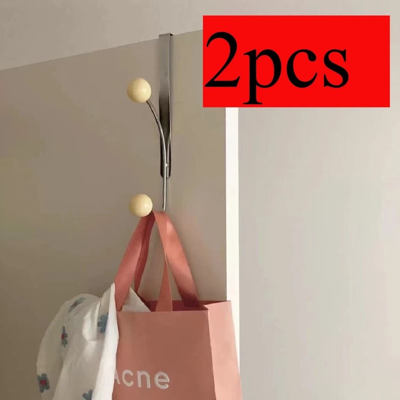 Household Wrought Iron OvertheDoor Storage Hook 7