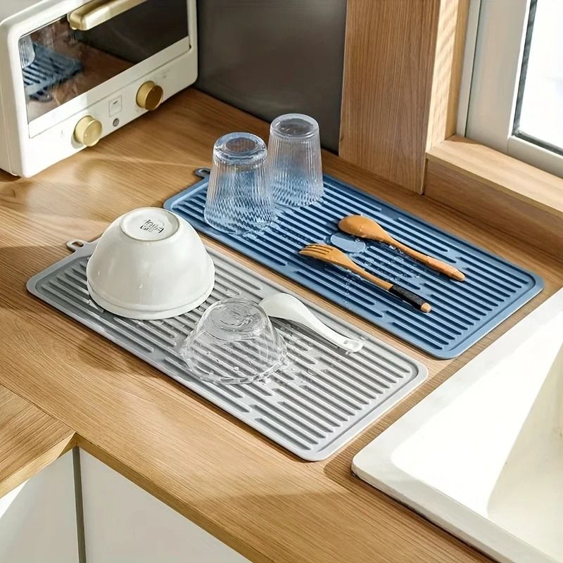 Silicone RollUp Dish Drying Mat 0