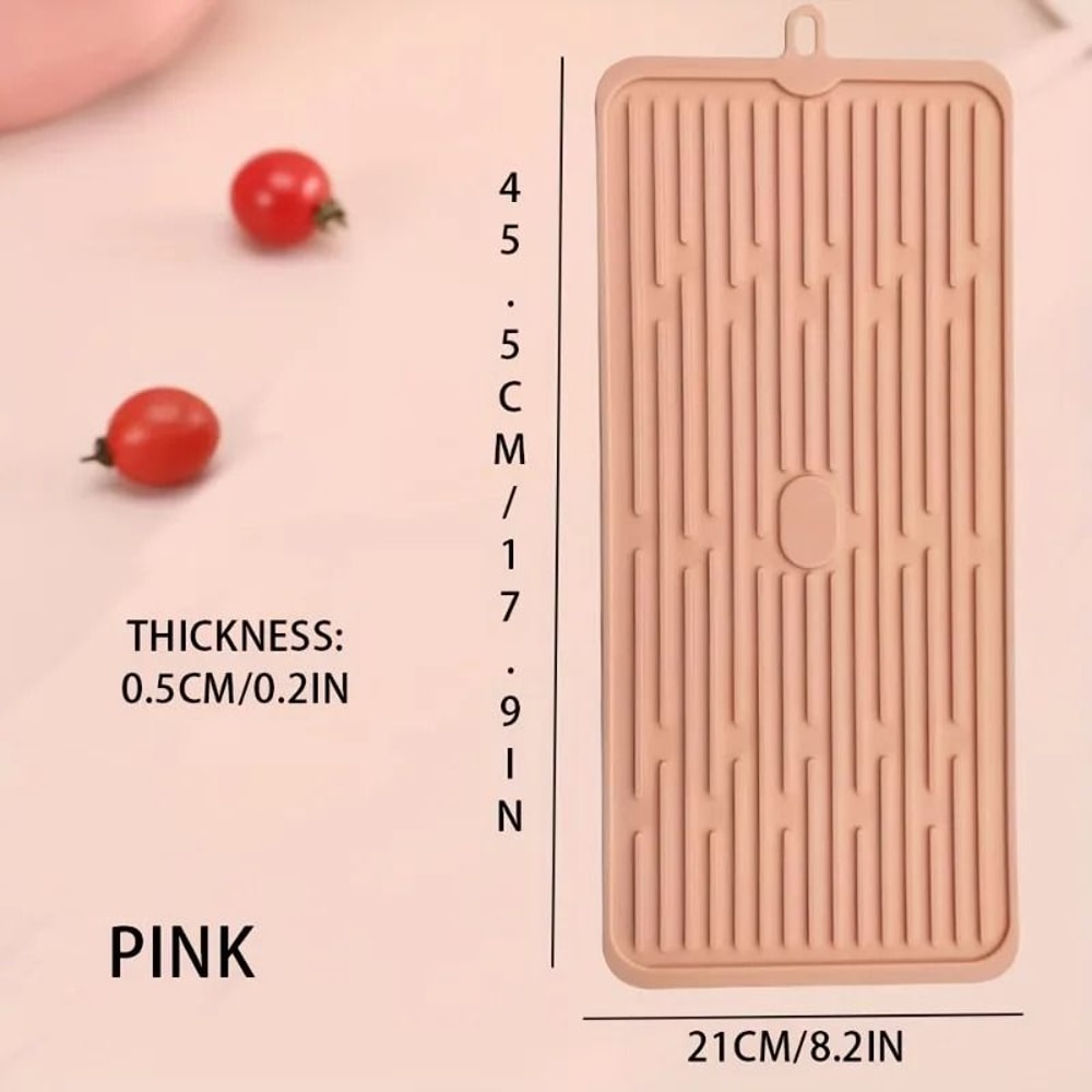 Silicone RollUp Dish Drying Mat 9