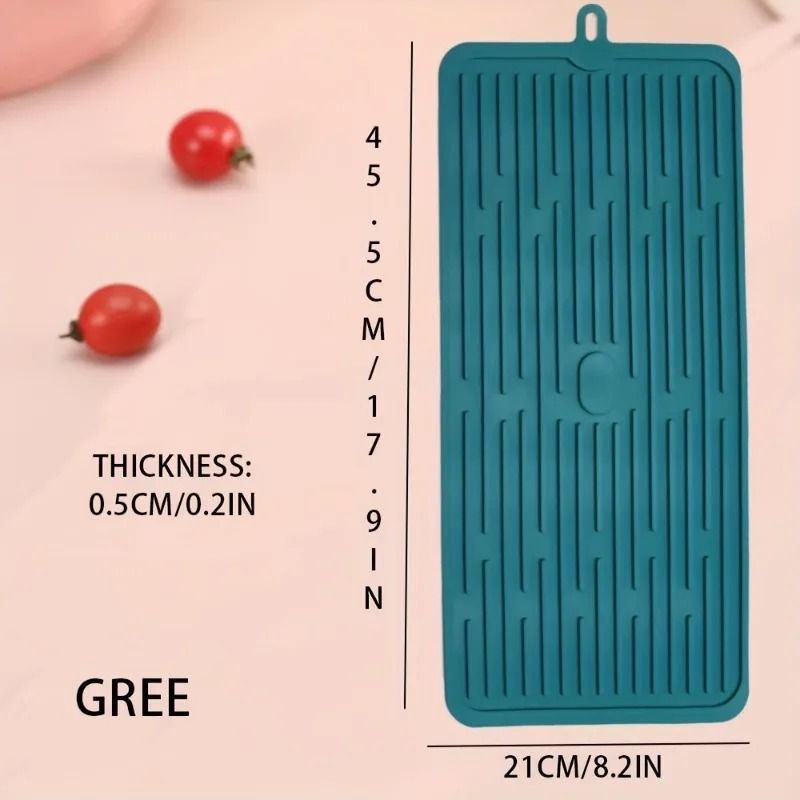 Silicone RollUp Dish Drying Mat 5