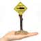Resin Aquarium Shark Warning Sign Decoration 6