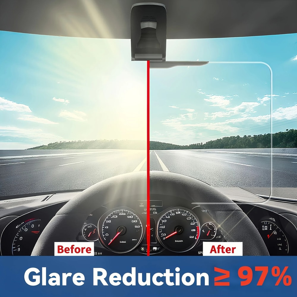 Polarized Car Sun Visor Extender With UV400 Protection 4