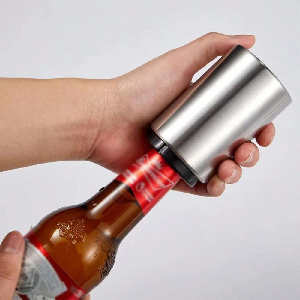 Stainless Steel Automatic Beer Bottle Opener 2