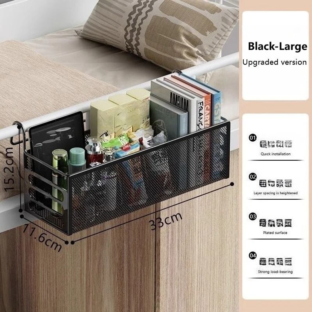 Dorm Essential Bedside Hanging Storage Basket 7