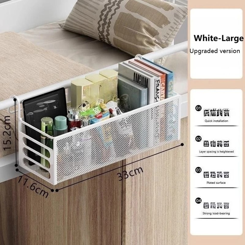Dorm Essential Bedside Hanging Storage Basket 8
