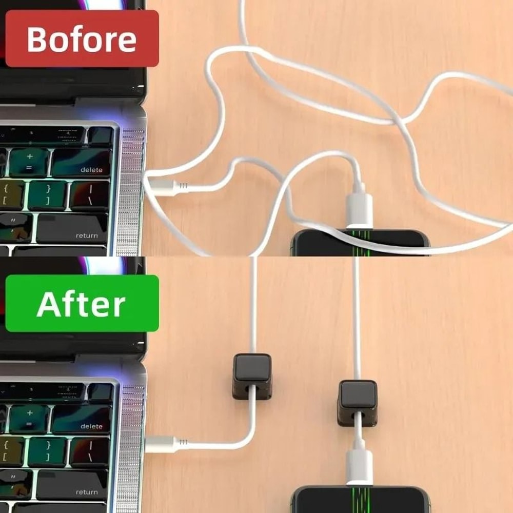 6PCS Magnetic Silicone Cable Organizer Set 1