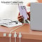6PCS Magnetic Silicone Cable Organizer Set 3