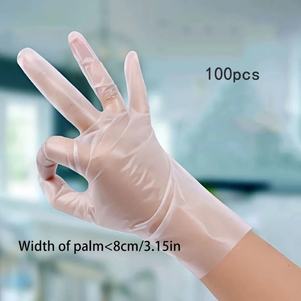 100Piece Premium TPE Disposable Gloves 6