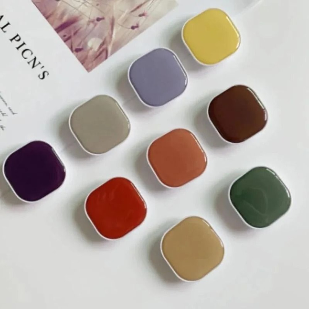 Cute Square Phone Grip 360 Rotatable Finger Ring Stand 1