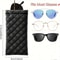 Portable Squeezed PU Leather Glasses Case 2