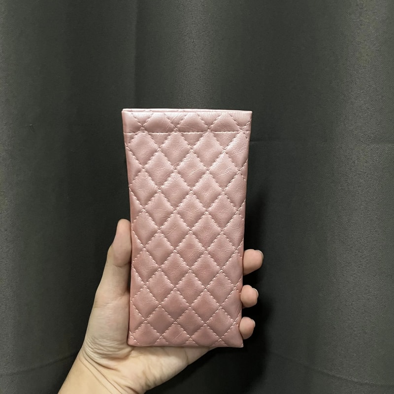 Portable Squeezed PU Leather Glasses Case 9