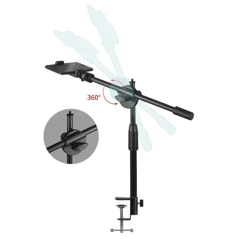 Horizontal Table Overhead Tripod For Smartphones 4