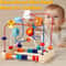 Wooden Bead Maze Puzzle Learning Toy 0