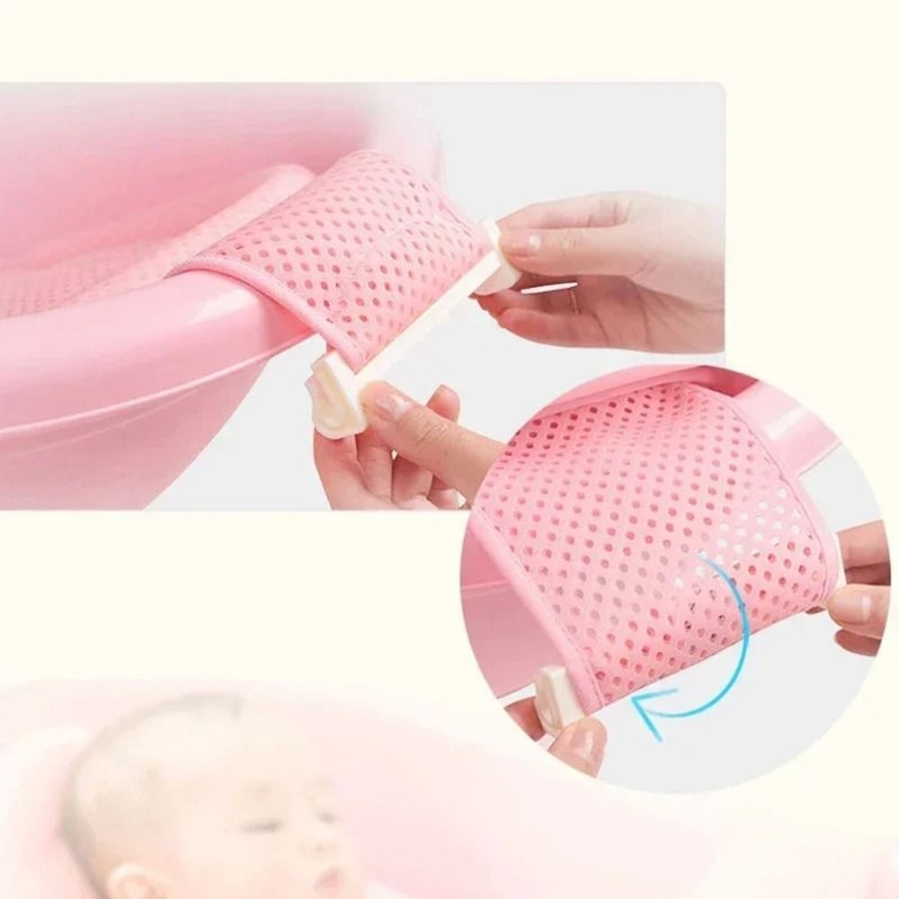 Newborn Adjustable CrossShaped Bath Net Mat 1