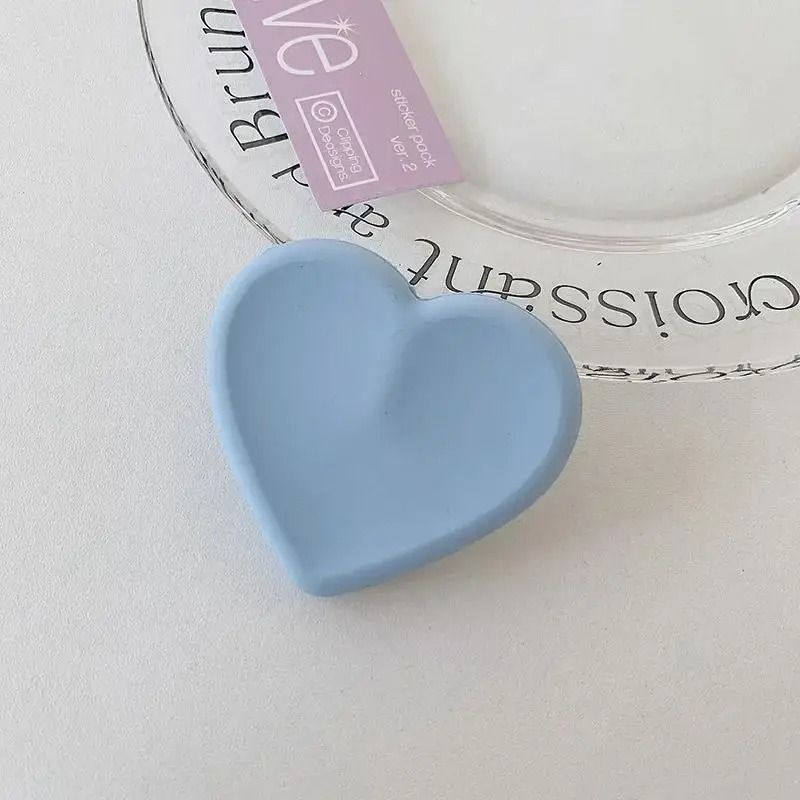 Ins Style Heart Silicone Phone Grip Bracket 5