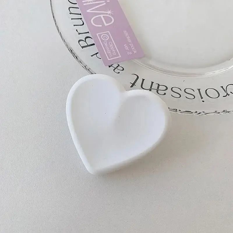 Ins Style Heart Silicone Phone Grip Bracket 7