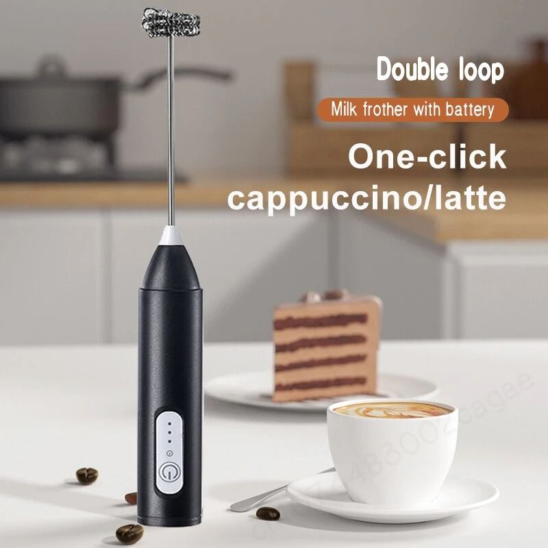 Wireless Handheld Electric Milk Frother 0