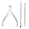 4Piece Professional Stainless Steel Manicure Set 24