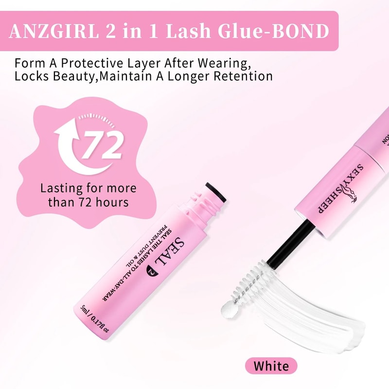2in1 Eyelash Glue And Sealant 2
