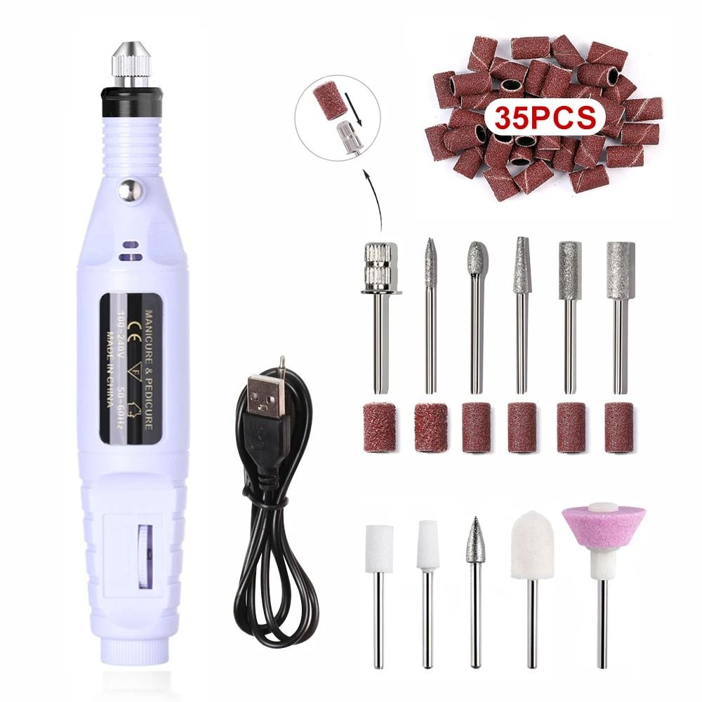 Electric Nail Drill Sander Set 20