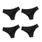 Seamless Ice Silk Low Waist Thong Panties Set Of 4 7
