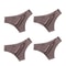 Seamless Ice Silk Low Waist Thong Panties Set Of 4 12