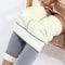 Women Translucent Fleece Lined Thermal Winter Leggings 19
