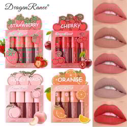 mini velvet matte lip gloss set long-lasting fruit scented lip tint