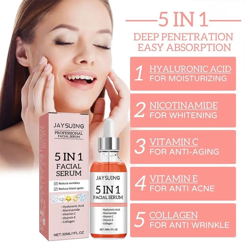 5in1 Multivitamin Face Serum Firming Brightening AntiAging 1